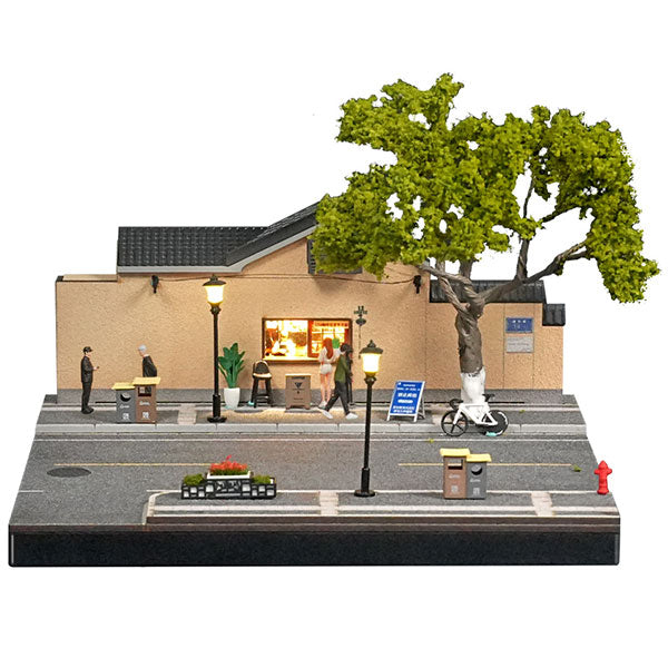 SCJ82051-A 収蔵家 1/64 南京・頤和路(いわろ)12号 南京の名店カフェ ジオラマ