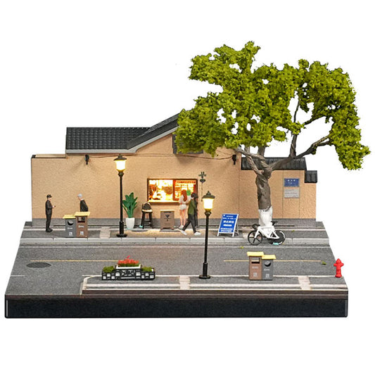 SCJ82051-A 収蔵家 1/64 南京・頤和路(いわろ)12号 南京の名店カフェ ジオラマ