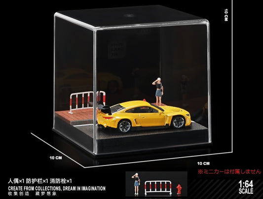 SCJ82015-A 収蔵家 1/64 街角ミニジオラマ004 オレンジレンガの歩道
