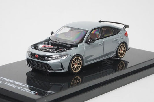 M65343 MOTORHELIX 1/64 Honda Civic TYPE R (FL5) custom wheels Sonic Grey Pearl