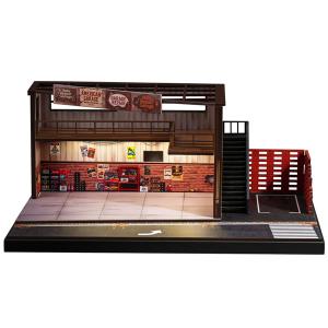 SCJ82064 収蔵家(Shoucangjia) 1/64 アメリカンスタイルの修理工場ジオラマ