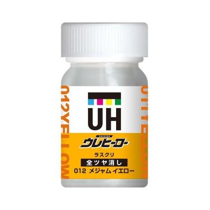 斉藤塗料 M-7 ウレヒーローラスクリ 012メジャムエロー(全艶消し) 15ml