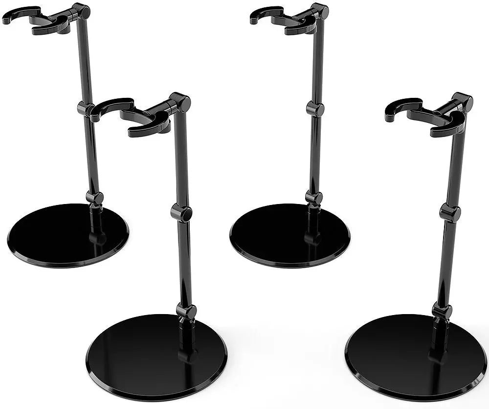 THE シンプルスタンドmini ×4 BLACK【小型フィギュア&ディフォルメフィギュア用】