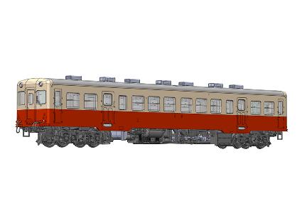 PP099 1/80 小湊鉄道 キハ200形 [前期型] ボディ着色済みキット (組み立てキット)