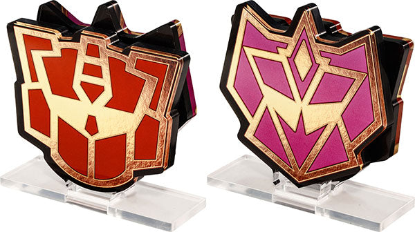 トランスフォーマー G2サイバトロン&デストロンエンブレム アクリルスタンドセット