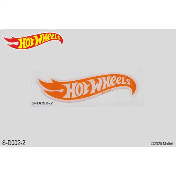 S-D002-2 Hot Wheels ロゴステッカー 「HOT WHEELS」 Orange