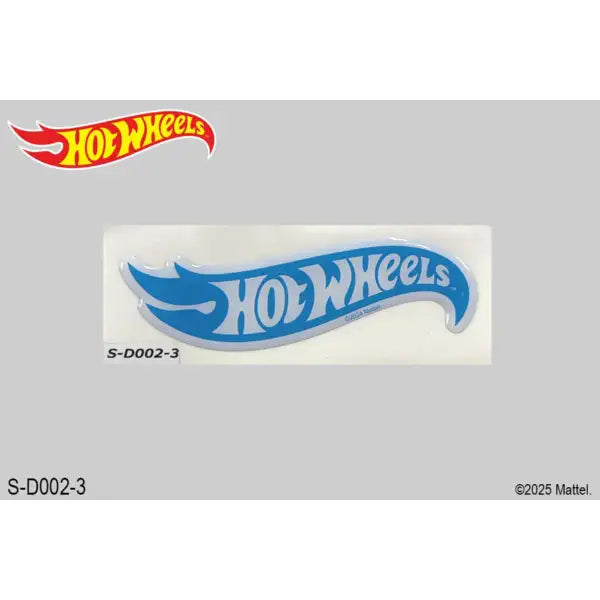 S-D002-3 Hot Wheels ロゴステッカー 「HOT WHEELS」 Blue