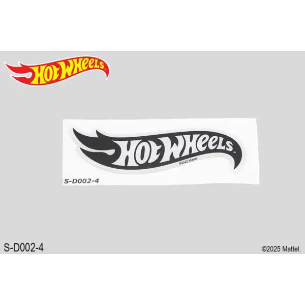 S-D002-4 Hot Wheels ロゴステッカー 「HOT WHEELS」 Black