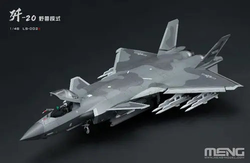 MENLS-002s モンモデル 1/48 中国ステルス戦闘機 J-20 ビーストモード