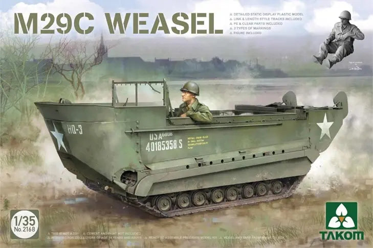 TKO2168 タコム 1/35 M29C ウォーターウィーゼル 軍用装軌車両