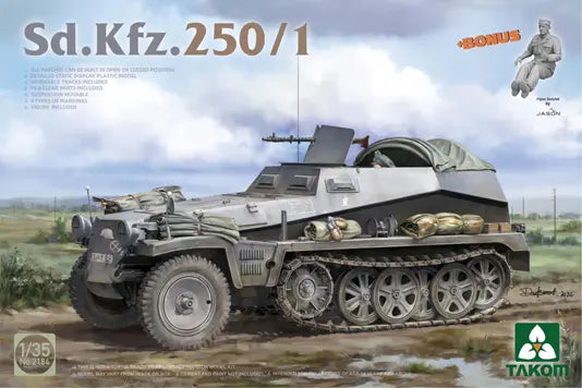 TKO2184 タコム 1/35 Sd.Kfz.250/1 軽装甲兵員輸送車