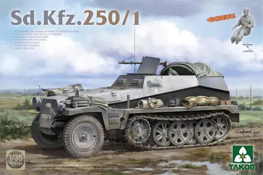 TKO2184 タコム 1/35 Sd.Kfz.250/1 軽装甲兵員輸送車