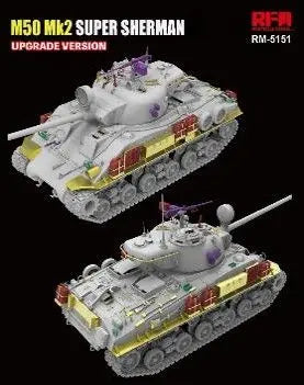 RFM5151 ライフィールドモデル 1/35 M50 Mk2 スーパーシャーマン (M4A4車体 HVSS) アップグレード版