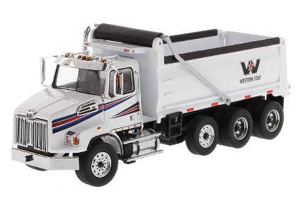 71034 DIECAST MASTERS 1/50 ウエスタンスター 4700 SB ダンプトラック ホワイト