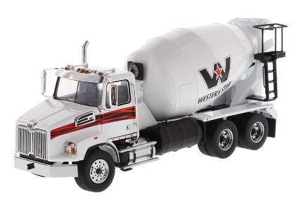 71035 DIECAST MASTERS 1/50 ウエスタンスター 4700 SB コンクリートミキサー ホワイト