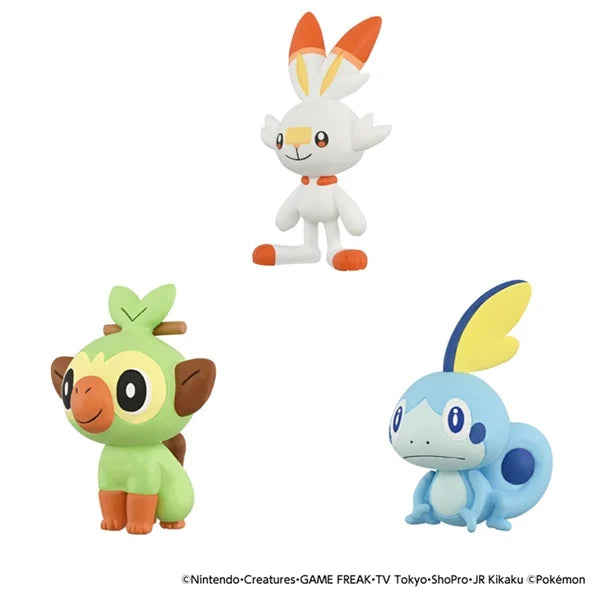 ポケットモンスター ポケモン30周年記念 モンコレ旅立ちの3匹セット ガラル地方
