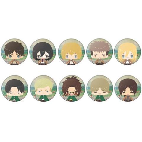 こえだらいず アクセサリーシリーズ 進撃の巨人 Attack on Titan 缶バッジコレクション