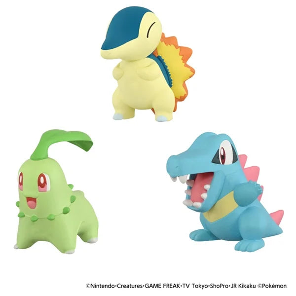 ポケットモンスター ポケモン30周年記念 モンコレ旅立ちの3匹セット ジョウト地方
