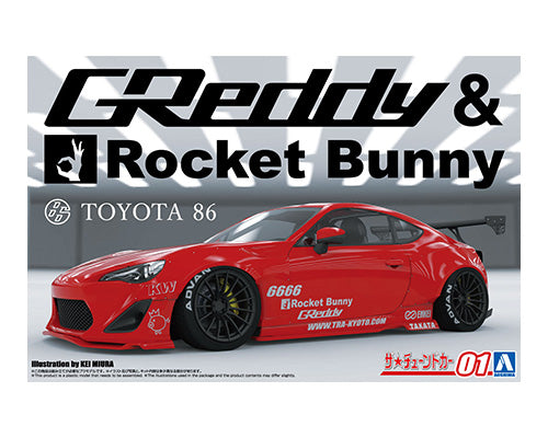 ザ☆チューンドカー No.1 1/24 ZN6 TOYOTA 86'12 GREDDY&ROCKET BUNNY ENKEI Ver.(トヨタ)