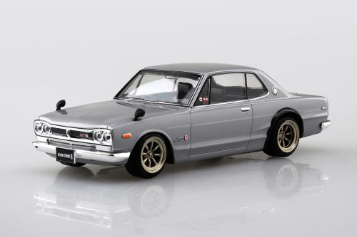 楽プラ スナップキット 16CU-SV ニッサン C10 スカイライン 2000GT-R カスタムホイール(シルバー)