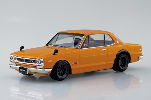 楽プラ スナップキット 16CU-BN ニッサン C10 スカイライン 2000GT-R カスタムホイール(ブラウン)