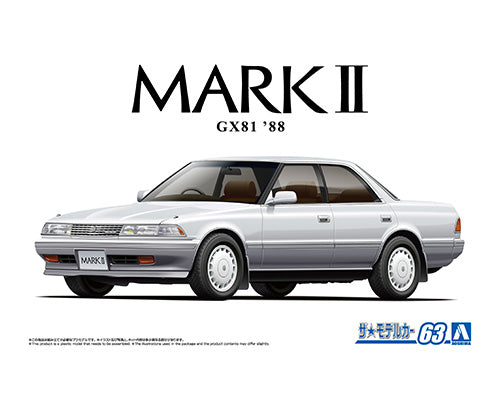 ザ☆モデルカー No.63 1/24 トヨタ GX81 マークII2.0 グランデツインカム24'88