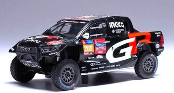 RAM930 IXO 1/43 トヨタ GR DKR HILUX EVO T1U(2024) 2024年 ダカールラリー #209 G.de Viliers/D.Murphy