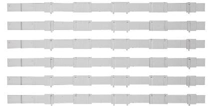 2635 ホームドア(クリア・20m級4ドア車用)6本組