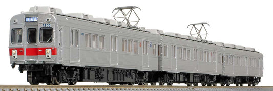 50797 東急電鉄7200系(池上線・冷房車・赤帯)3両編成セット(動力付き)