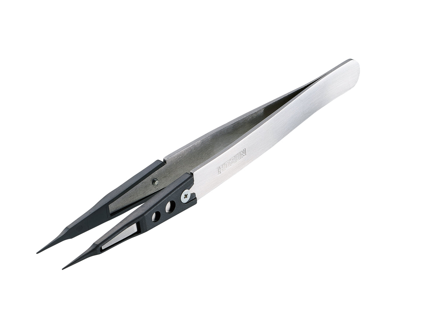 P-641-S ESDチップピンセット(先細型/0.4mm)