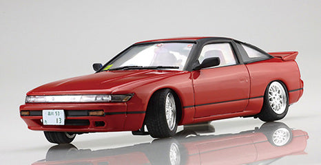 峠-25 EX-1 1/24 峠シリーズNo.25 EX-1 ニッサン シルエイティー(S13+RS13中期)(カーボンボンネットデカール付き)
