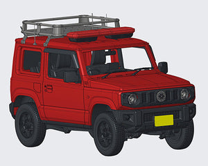 ID-185 1/24 インチアップシリーズ No185 スズキ ジムニー JB64(消防広報車/志太北広報1)