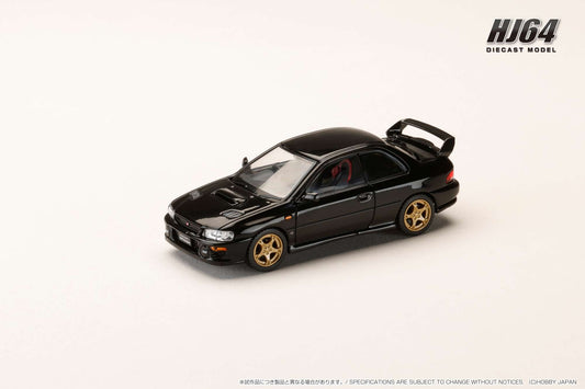 HJ641079JBK HJ64 1/64 1/64 スバル インプレッサ PURE SPORTS COUPE WRX type R STi Version (GC8) VWR Type フロン