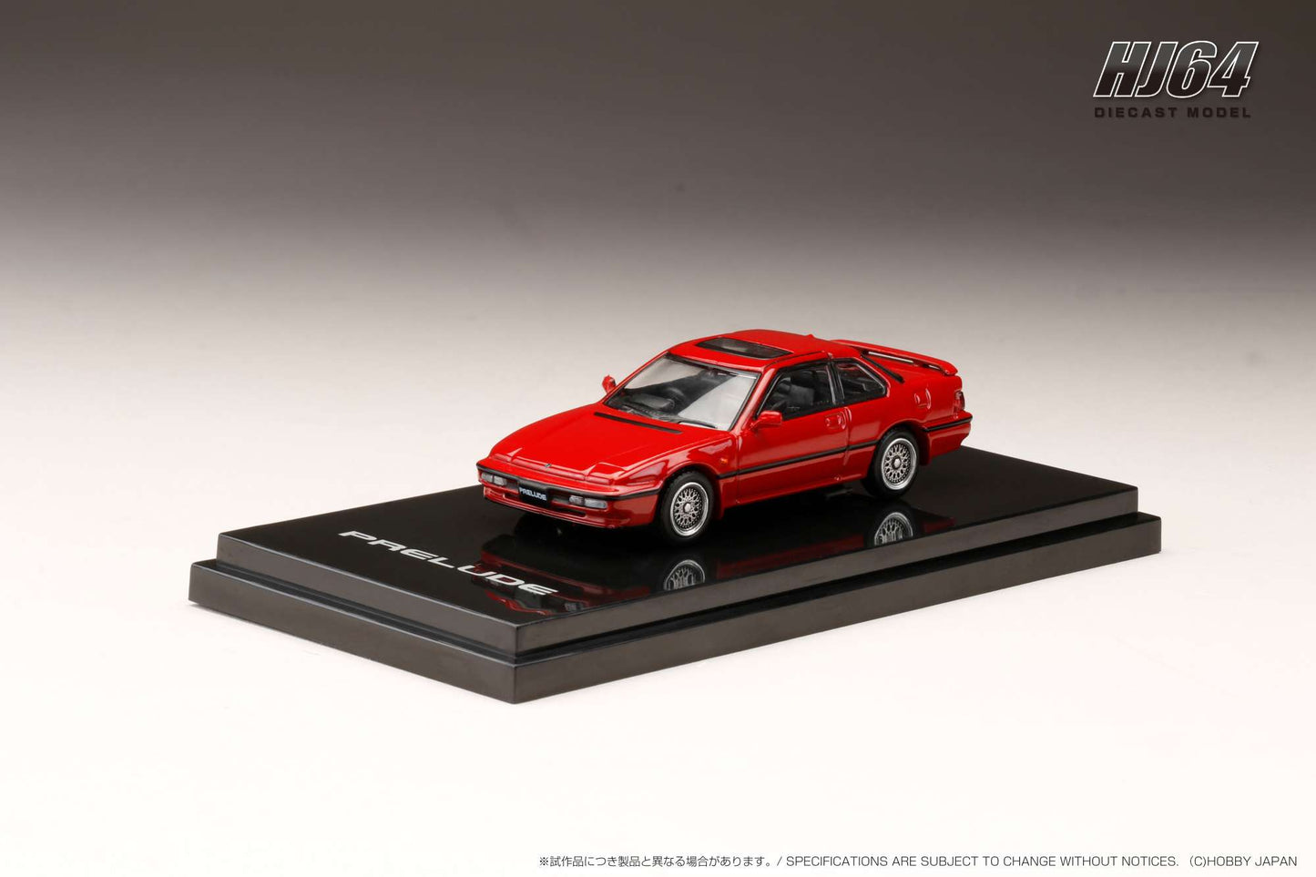 HJ644002R HJ64 1/64 ホンダ PRELUDE (BA5) SI TCV カスタムバージョン フェニックスレッド
