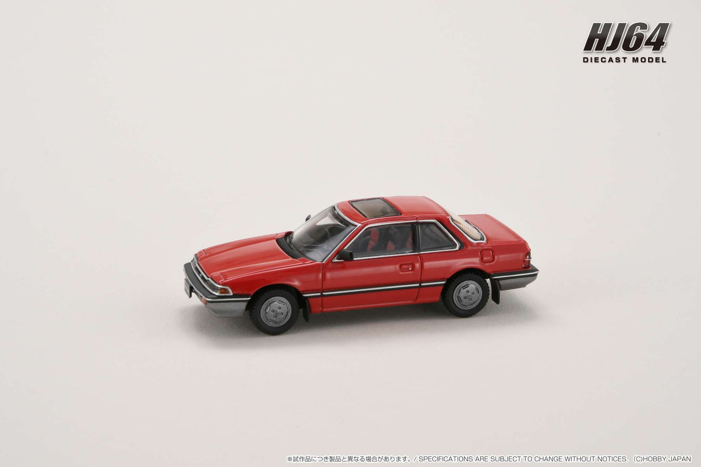 HJ641086AR HJ64 1/64 ホンダ プレリュード XX AB 前期型 レッド