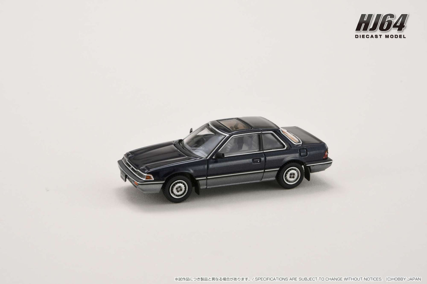 HJ641086BBL HJ64 1/64 ホンダ プレリュード AB前期型 純正 オプション ホイール ブルーメタリック