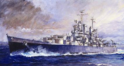 W208 1/700 WW.II 米海軍軽巡洋艦 CL-55 クリーブランド