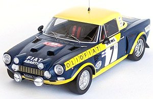 dsn186 1/43 フィアット 124 アバルト ラリー 1976年モンテカルロラリー 6位 #7 Markku Alen / Ilkka Kivimaki