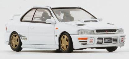 64B0232 BM CREATIONS 1/64 スバル インプレッサ  WRX Type R 3. 4-6 ホワイト LHD