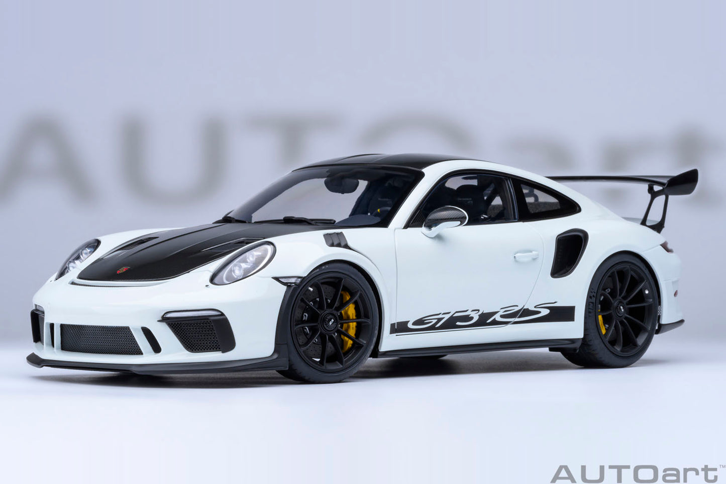 78176 1/18 ポルシェ 911 (991.2) GT3 RS ヴァイザッハ・パッケージ (ホワイト/カーボンブラック)