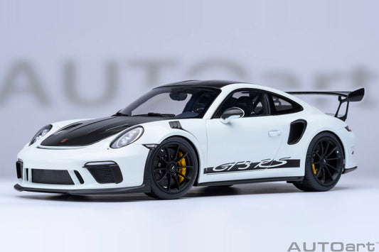 78176 1/18 ポルシェ 911 (991.2) GT3 RS ヴァイザッハ・パッケージ (ホワイト/カーボンブラック)