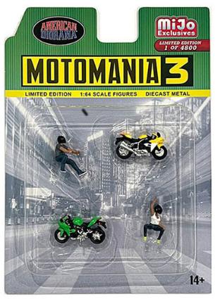 AD-76499MJ ターマックワークス 1/64 Figure Set - Moto Mania 3