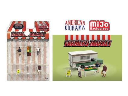 AD-76501MJ ターマックワークス 1/64 Figure Set - Farmers Market