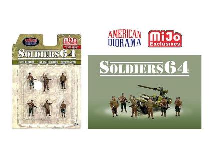 AD-76502MJ ターマックワークス 1/64 Figure Set - Soldiers64
