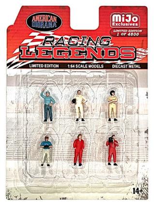 AD-76503MJ ターマックワークス 1/64 Figure Set - Racing Legends