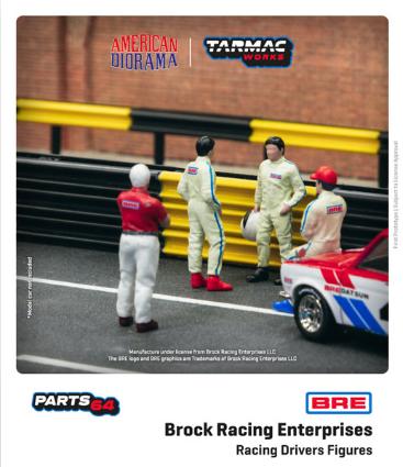 T64F-006-BRE1 ターマックワークス 1/64 Figures Set Race Drivers Brock Racing Enterprises