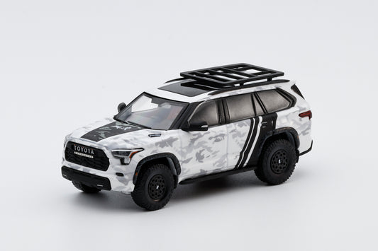 KS068-570 GCD 1/64 トヨタ セコイア TRD PRO - (LHD) - ホワイトカモフラージュ