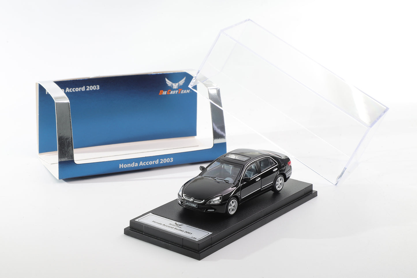 LL-047-275 DIE CAST TEAM 1/64 Honda Accord 2003 (LHD)  ブラック