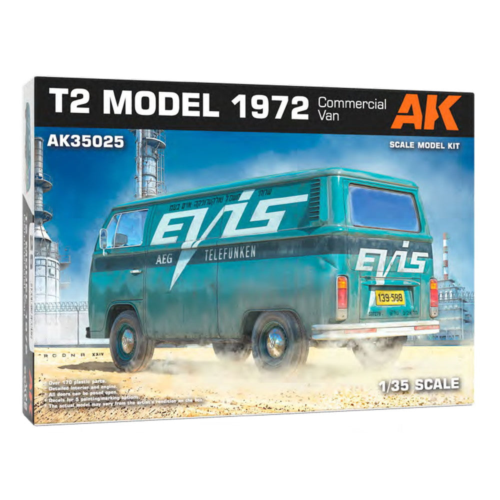 AK35025 AK インタラクティブ 1/35 1972 ワンボックスカー 商用バン