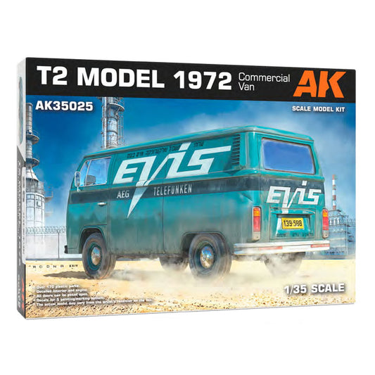 AK35025 AK インタラクティブ 1/35 1972 ワンボックスカー 商用バン